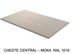 Bac douche drainage central, discret et design, Largeur 100 à 210 cm x l. 70 à 120 cm Fabrication sur mesure en résine anti glissant, finition misse, 10 couleurs, Livraison offerte